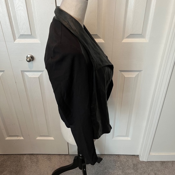 Theory size S faux leather jacket - Picture 9 of 11